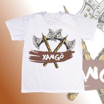 Camiseta Adulto - Xangô machado cruzado
