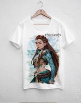 Camiseta Adultoe Infantil Horizon Forbidden West Aloy Camiseta Adultoe Infantil Horizon Forbidden West Aloy
