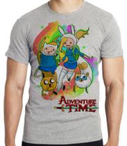 Camiseta Adventure Time Jake Finn Fionna Cake Blusa criança infantil juvenil adulto camisa tamanhos