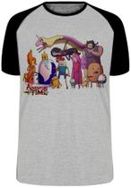 Camiseta Adventure Time todos personagens Blusa Plus Size extra grande adulto ou infantil