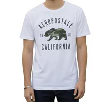 Camiseta Aero Cali Camo Bear Graphic Tamanho M Camiseta Aero Cali Camo Bear Graphic Tamanho M
