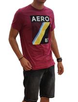 Camiseta aeropostale aero 87 vinho