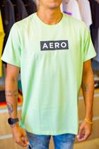 Camiseta Aeropostale Masculina Placa Aero Verde