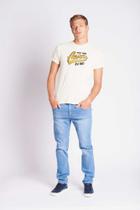 Camiseta aeropostale off white aero dourado