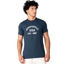 Camiseta Aeropostale Silkada Marinho Masculina