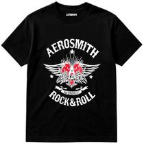 Camiseta Aerosmith - Authentic Rock n Roll Camiseta Aerosmith - Authentic Rock n Roll