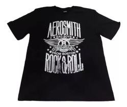 Camiseta Aerosmith Banda de Rock Blusa Adulto Hcd416 RCH Camiseta Aerosmith Banda de Rock Blusa Adulto Hcd416 RCH