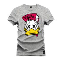 Camiseta Agodão T-Shirt Unissex Premium Macia Estampada Donalwd Bolado