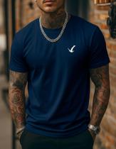 Camiseta Águia Masculina Camisa Algodão Casual Oversized Camiseta Águia Masculina Camisa Algodão Casual Oversized