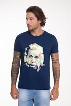 Camiseta Albert Einstein- Azul Marinho