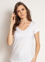 Camiseta Aleatory Feminina Live Branca