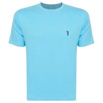 Camiseta Aleatory Gola Careca Básica 1942 Masculino - Azul