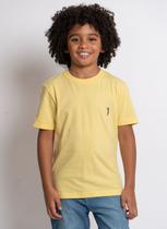 Camiseta Aleatory Infantil Básica New Amarela