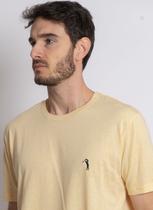 Camiseta Aleatory Lisa Amarela Mescla