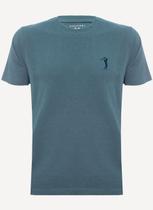 Camiseta Aleatory Lisa Azul Mescla