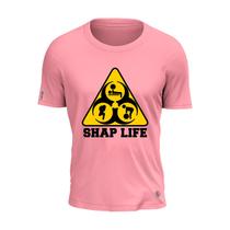Camiseta Alerta Warning Gym Agachamento Exercícios Shap Life