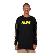 Camiseta Alfa Manga Longa Logo Camiseta Alfa Manga Longa Logo