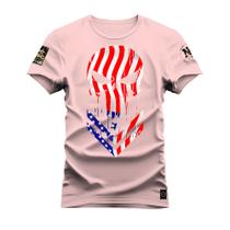 Camiseta Algodão 30.1 Premium Estampada American Star