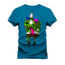 Camiseta Algodão 30.1 Premium Estampada Bob Zumbi