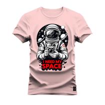 Camiseta Algodão 30.1 Premium Estampada I need My Space