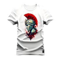 Camiseta Algodão 30.1 Premium Estampada Medieval Guerra