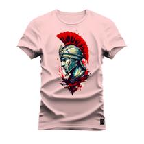 Camiseta Algodão 30.1 Premium Estampada Medieval Guerra