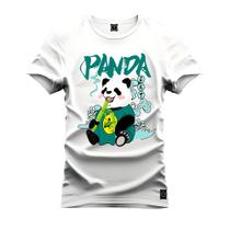 Camiseta Algodão 30.1 Premium Estampada Panda Bambuzeiro