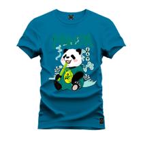 Camiseta Algodão 30.1 Premium Estampada Panda Bambuzeiro