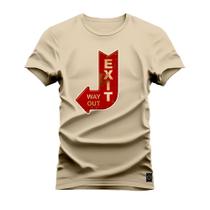 Camiseta Algodão 30.1 Premium Estampada Way Out