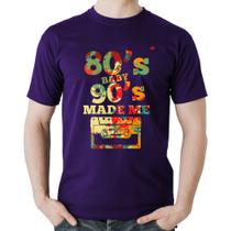 Camiseta Algodão 80's Baby 90's made me - Foca na Moda
