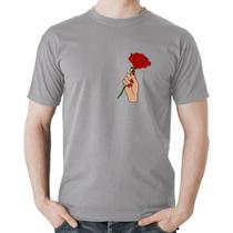 Camiseta Algodão A Rose for you - Foca na Moda