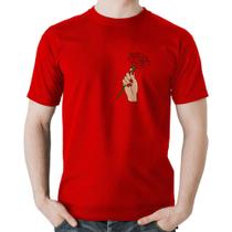 Camiseta Algodão A Rose for you - Foca na Moda
