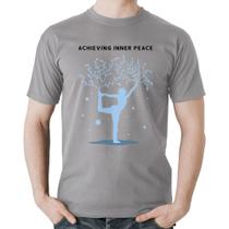 Camiseta Algodão Achieving Inner Peace - Foca na Moda