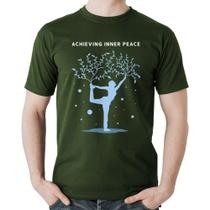 Camiseta Algodão Achieving Inner Peace - Foca na Moda