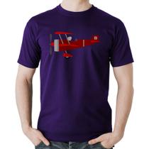 Camiseta Algodão Avião Biplano - Foca na Moda