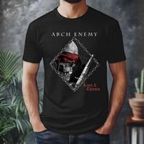Camiseta Algodão Banda Arch Enemy Metal Rock Modelo 5 Camiseta Algodão Banda Arch Enemy Metal Rock Modelo 5
