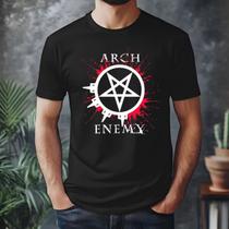 Camiseta Algodão Banda Arch Enemy Metal Rock Modelo 7 Camiseta Algodão Banda Arch Enemy Metal Rock Modelo 7