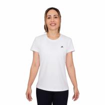 Camiseta Algodão Basic Muvin Feminina - Treino Academia Manga Curta - Malha Confortável com Elastano