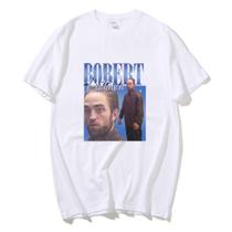 Camiseta Algodão Básica Camisa Robert Pattinson Ator Cantor Meme