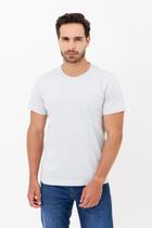 Camiseta Algodão Basica Cor Cinza Masculina AERE Camiseta Algodão Basica Cor Cinza Masculina AERE