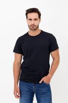 Camiseta Algodão Basica Cor Preta Masculina AERE Camiseta Algodão Basica Cor Preta Masculina AERE