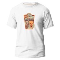 Camiseta Algodão Básica Premium Estampa Digital Game Over