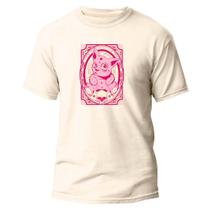 Camiseta Algodão Básica Premium Estampa Digital Mutante Rosa