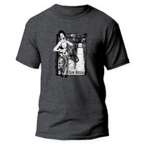 Camiseta Algodão Básica Premium Estampa Digital Slow Motion