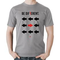 Camiseta Algodão Be Different - Foca na Moda