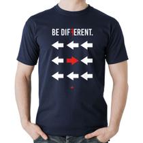 Camiseta Algodão Be Different - Foca na Moda