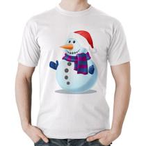 Camiseta Algodão Boneco de neve - Foca na Moda