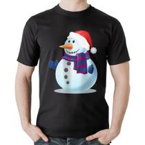 Camiseta Algodão Boneco de neve - Foca na Moda