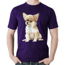 Camiseta Algodão Cachorro Chihuahua - Foca na Moda