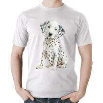 Camiseta Algodão Cachorro Dálmata - Foca na Moda